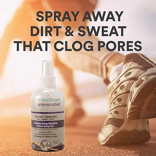 Miniatura 7 de SkinSmart Limpiador facial para el acné se dirige a las bacterias para atletas adolescentes activos después del entrenamiento y el acné adulto