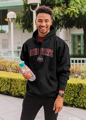 Miniatura 5 de Blue 84 Sudadera con capucha de color jaspeado oscuro para hombre