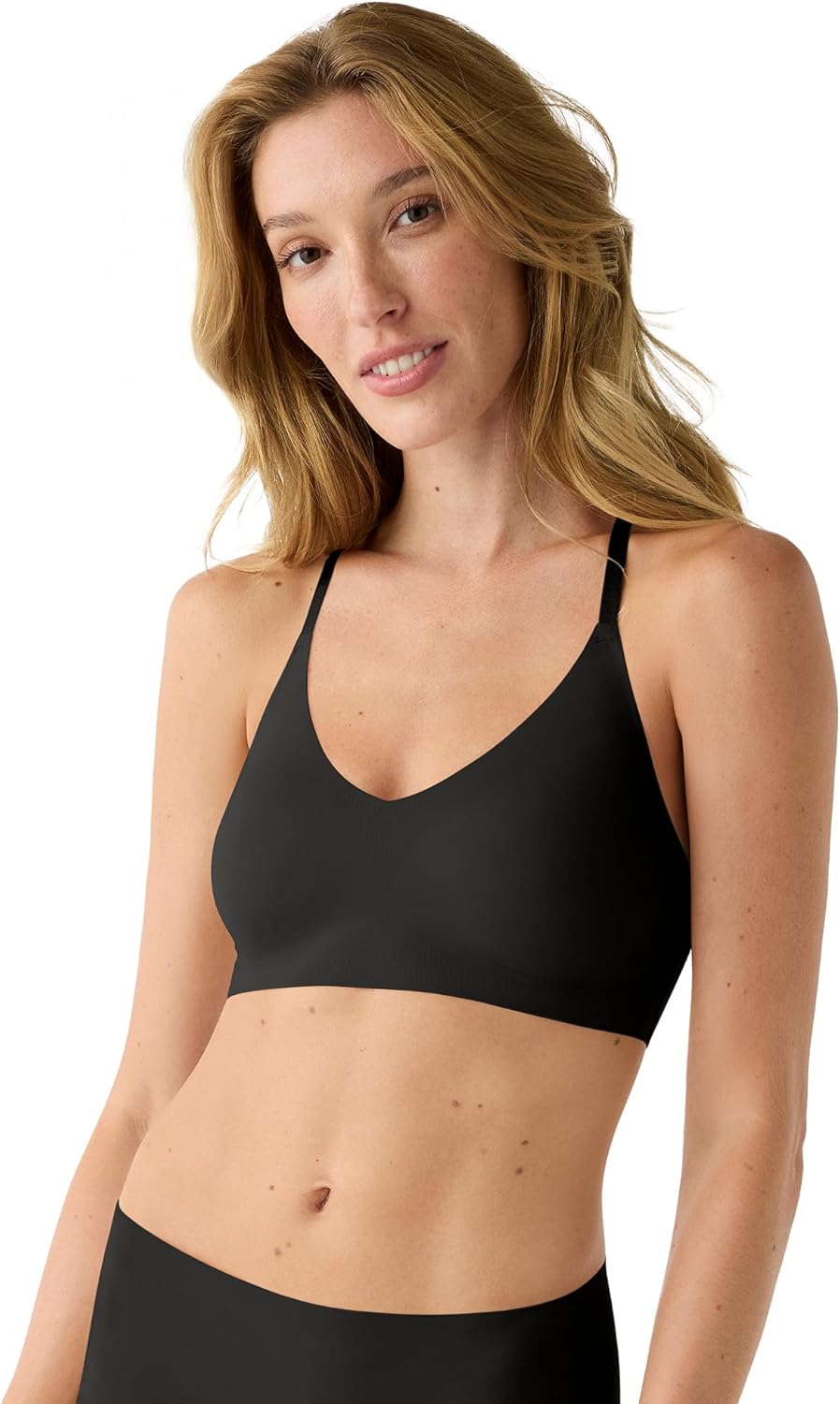 True & Co Women's True Body Triangle Lace Racerback Bra