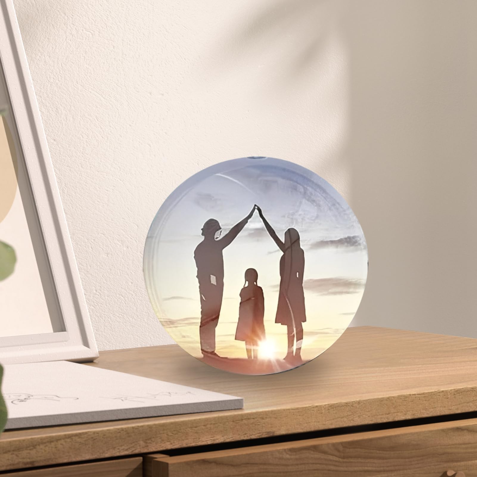 di con Video Altoparlante per Decorazione Digitale da 7 cm | Ornamento a di Memoria in Per La Famiglia La Casa I Compleanni La Scrivania Il Tavolo Il Natale La Camera Da