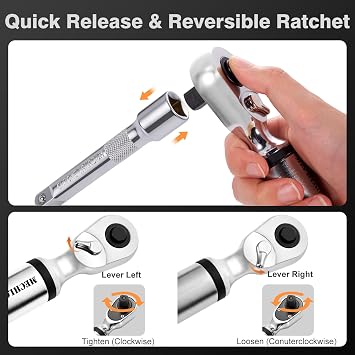 Digital Torque Wrench, 1/2-Inch, 7.4-147.5 ft-lb, 2% Accuracy