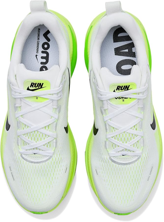 Amazon | Nike メンズ Vomero 18 スニーカー, ホワイト/ブラック