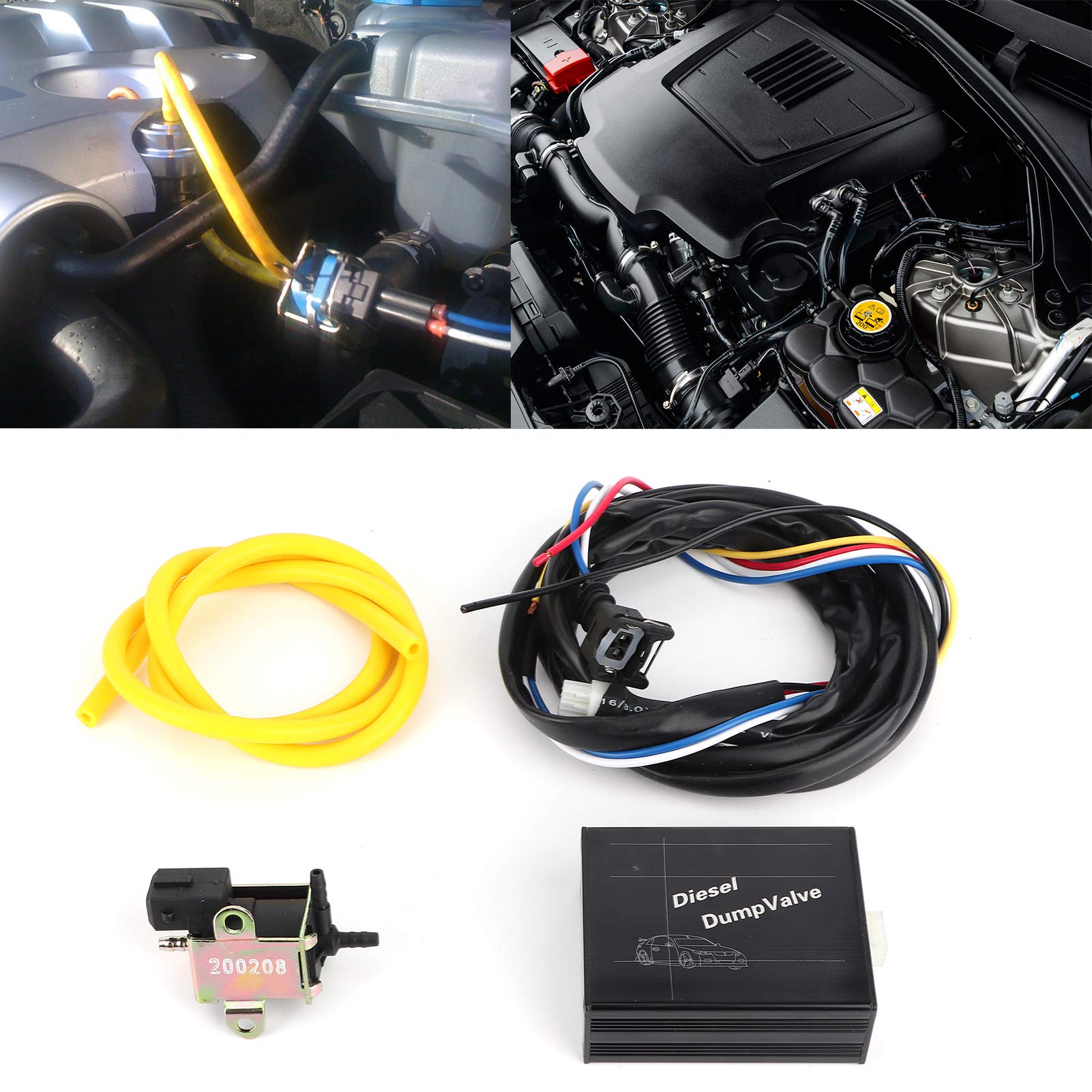 Zestaw zaworów odpowietrzających turbo uniwersalny sterownik elektryczny BOV zestaw zaworów elektromagnetycznych akcesoria samochodowe