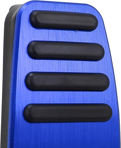Miniatura 7 de X AUTOHAUX 1 Unidades Antideslizante Sin Perforación Aleación de Aluminio Freno y Gas Pedal Cubiertas de Pedal de Pie Almohadillas para Nissan Kicks