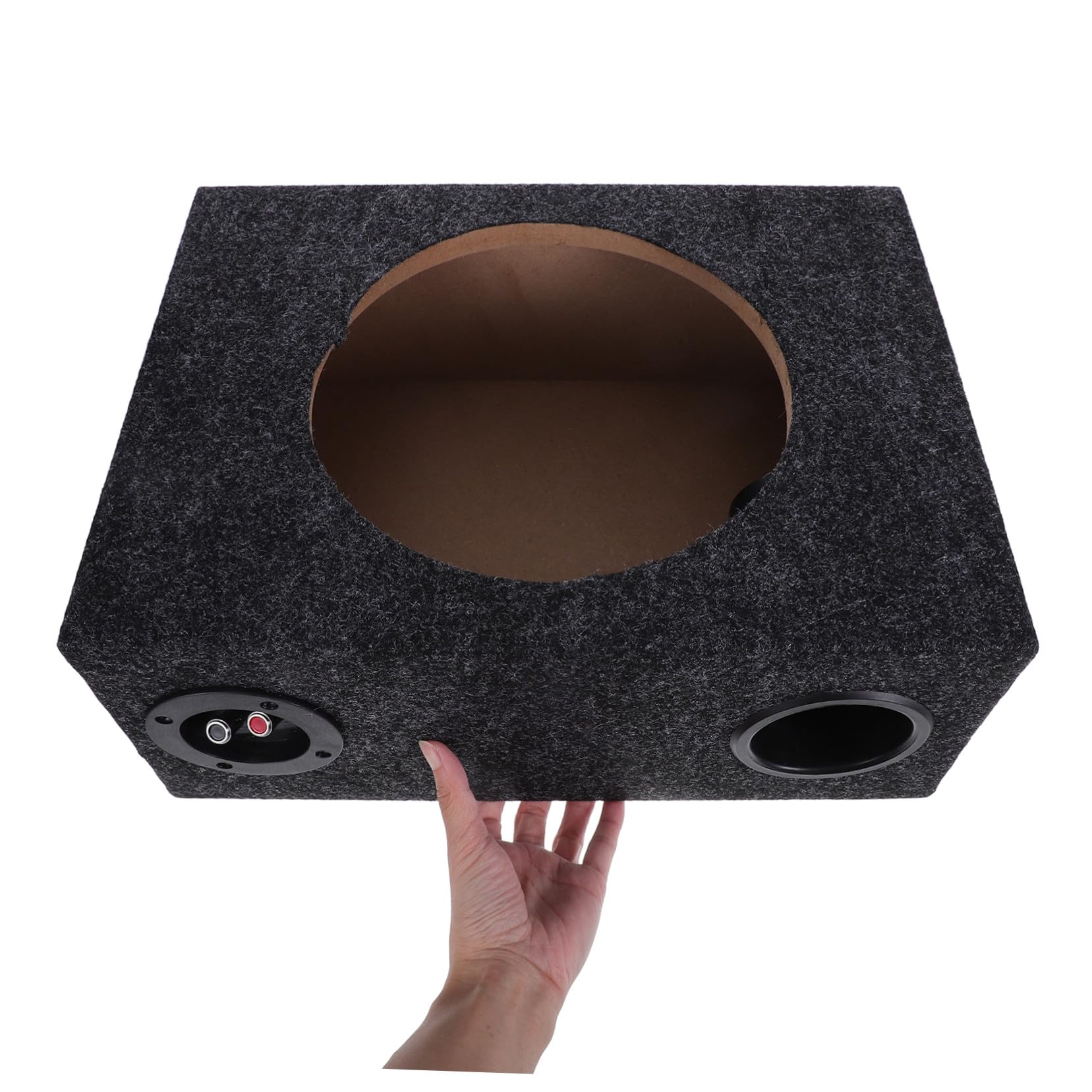 Caja Diseño Ultradelgado para Automóvil para Subwoofer de 10 Pulgadas y Material de Madera y Abs Que Mejora el Rendimiento del Sonido para Sistemas de Subwoofer Cerrados