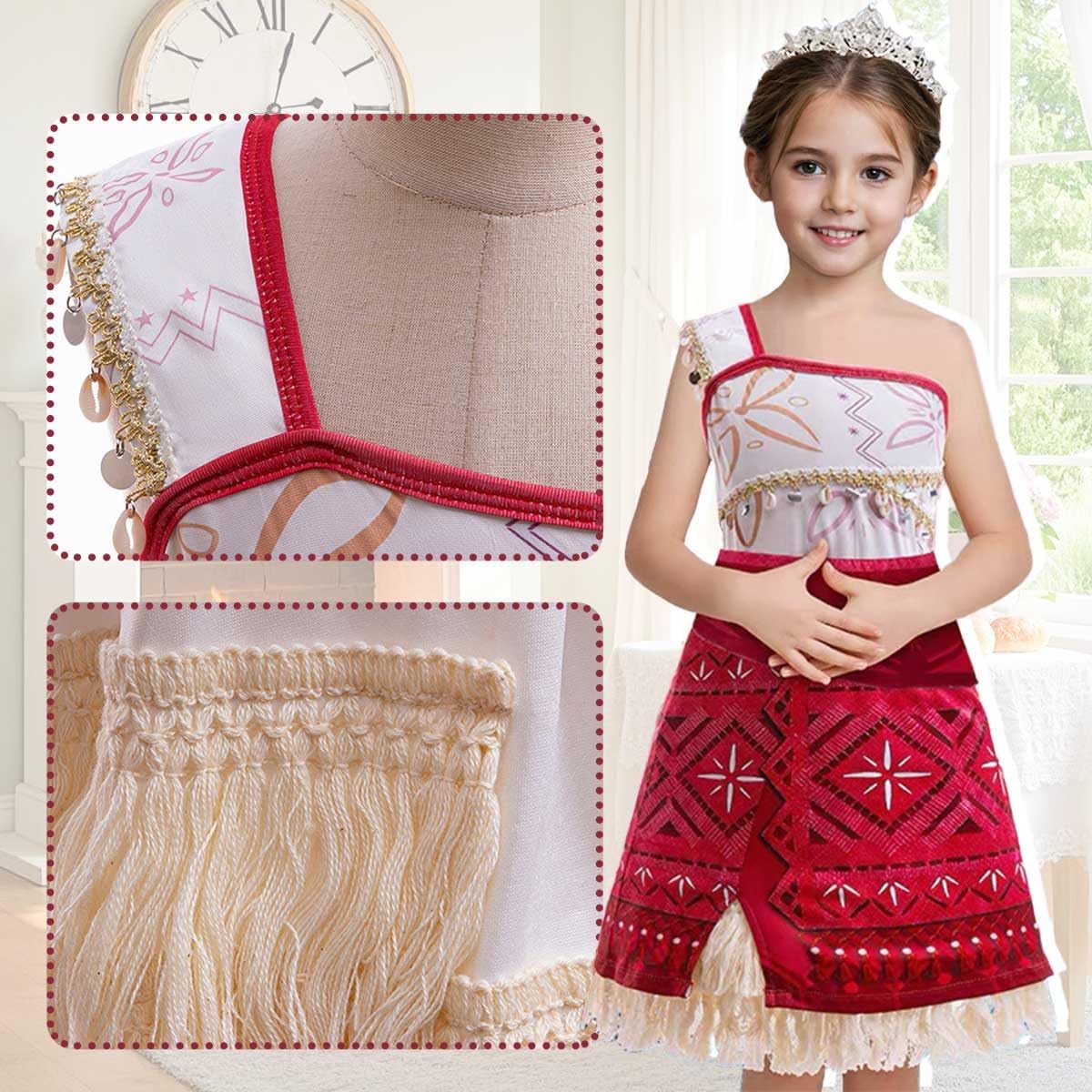 Princess Dress for Little Girl Ocean Adventure Halloween Carnival Cosplay Costume - Image 5