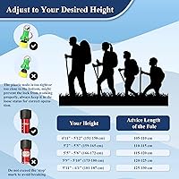 Vista 5 de TheFitLife Bastones de senderismo nórdicos – 2 palos con sistema antigolpes y bloqueo rápido, telescópico, plegable, ultraligero para senderismo