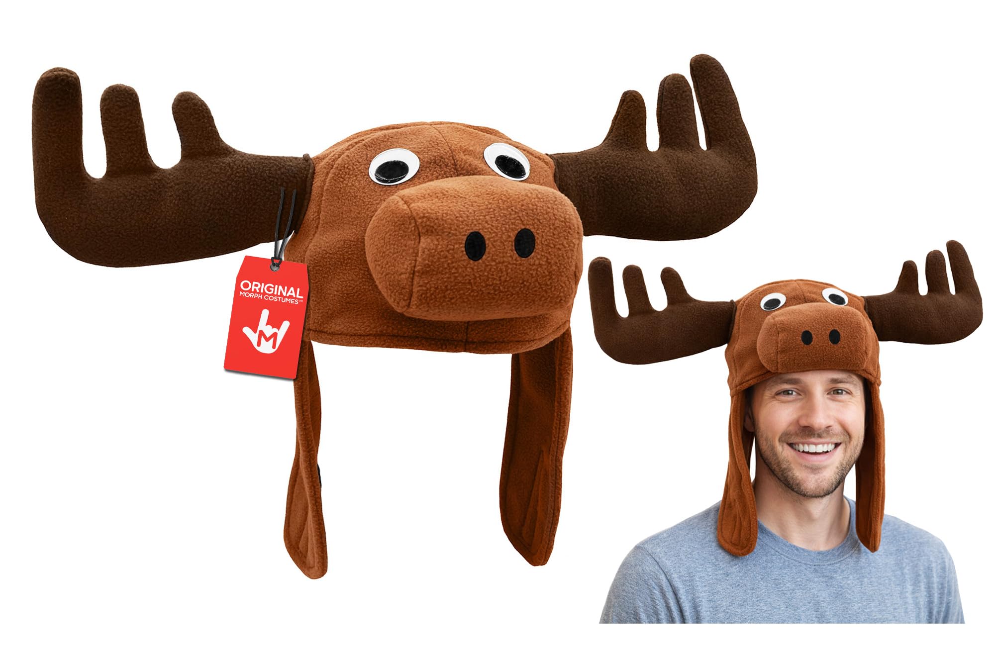 Moose Headband, Animal Top Hat Headband For Women, Funny Hats, Crazy Hats Day, Animal Costume Adult
