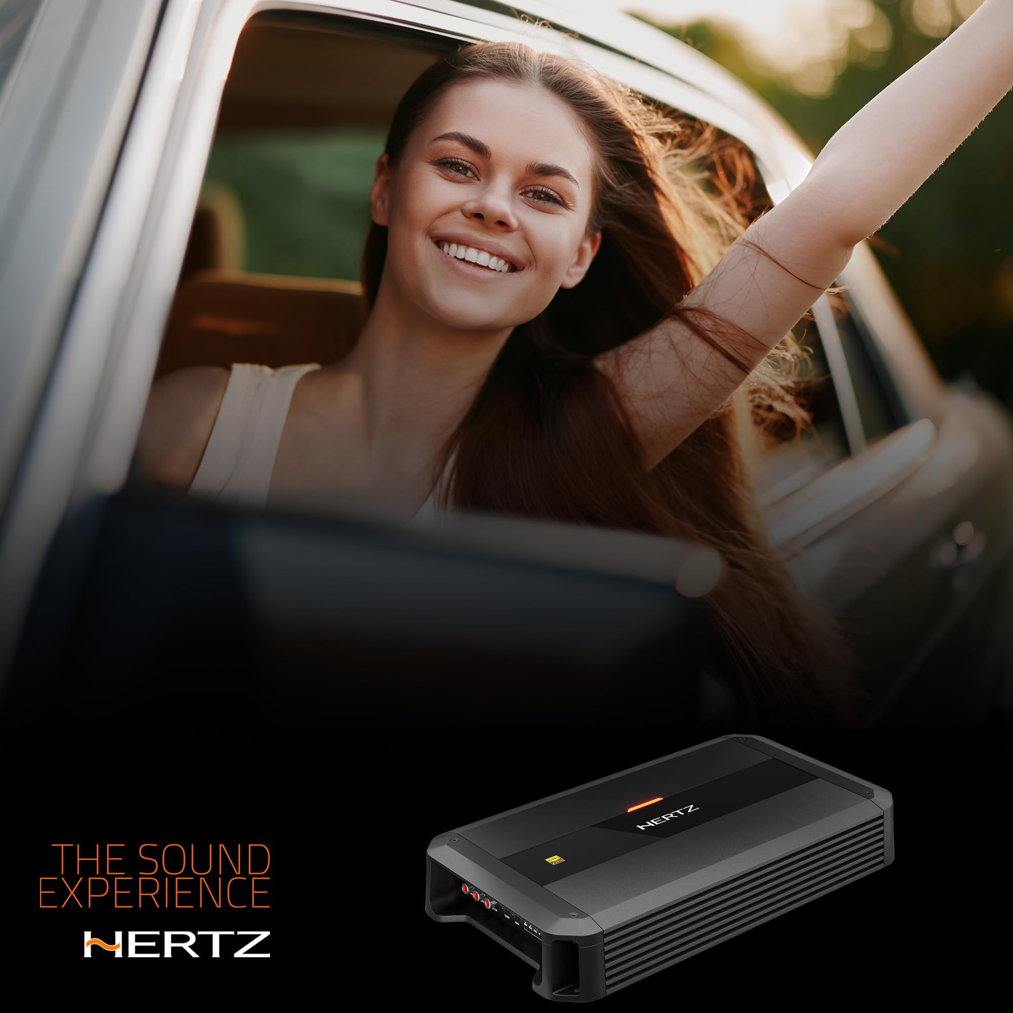 Hertz Dieci Power DP 4.400 amplificatore 4 canali 4x105W a 2 Ohm | classe AB, THD 0,01%, S/N 101 dB, crossover regolabile, ingressi alto e basso livello, bass boost regolabile