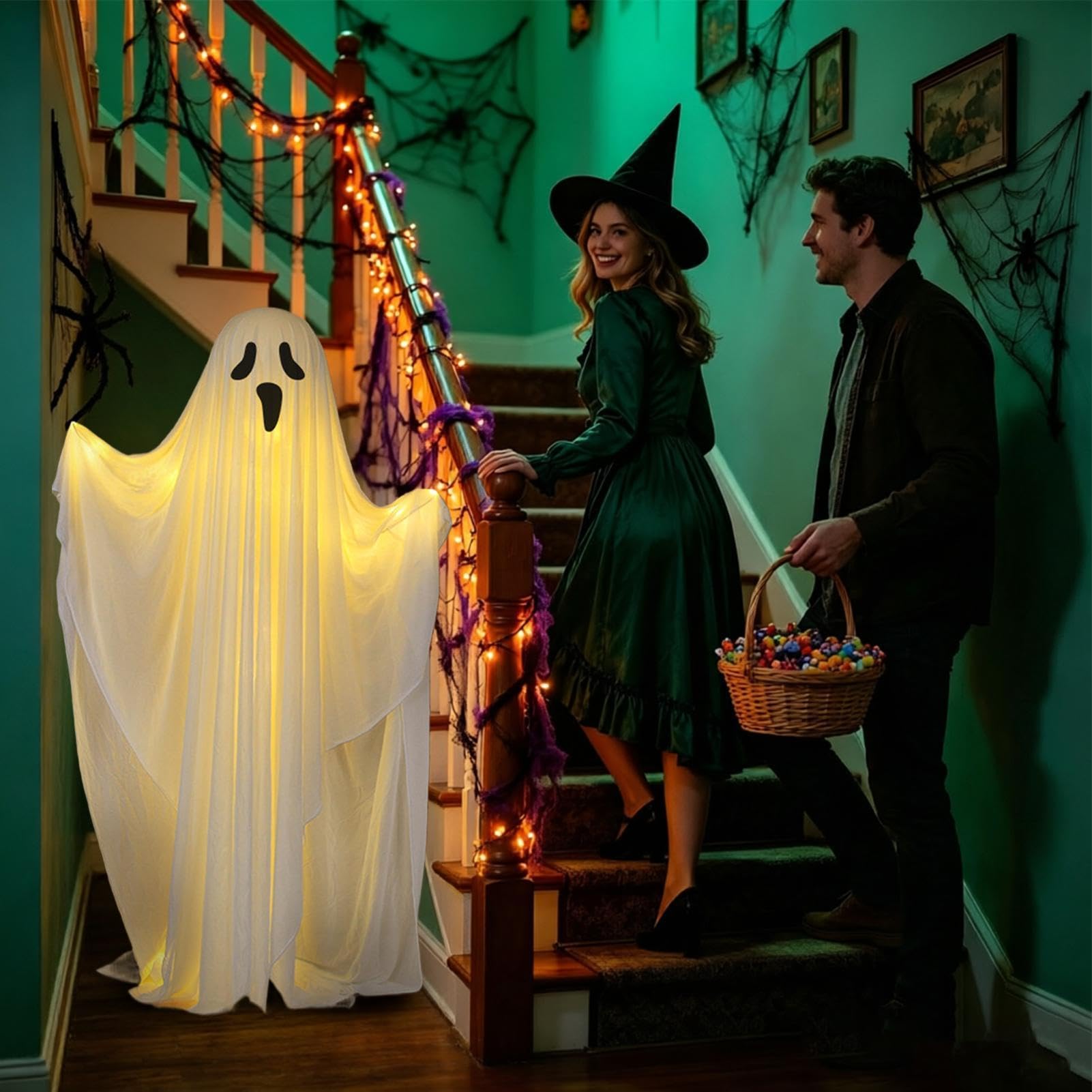 la decorazione esterna del fantasma con il fantasma spettrale
