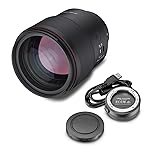 Samyang AF 135mm F1.8 FE for Sony E + Samyang Lens Station - autofocus full size & APS-C telephoto lens, clear fixed focal length for Sony camera with E Mount + docking station for system update