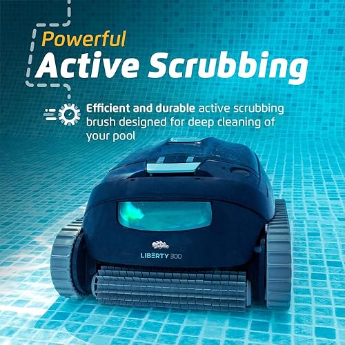 Miniatura 2 de Dolphin Liberty 200 - Aspirador robótico inalámbrico para piscina, carga inductiva simple, capacidad de escalada en pared, ideal para piscinas sobre