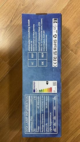 Miniatura 18 de SKYLEO Lámpara de escritorio LED - Luz de escritorio de 31.5 pulgadas - 5 modos de color x 11 niveles de brillo - Brazo oscilante ajustable -