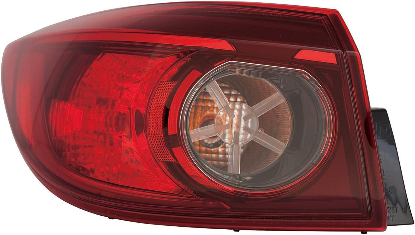 Replacement Tail Light Assembly for Mazda Mazda3 Driver Side Outer (MA2804117)