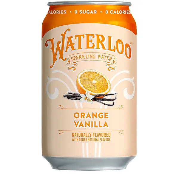 Orange Vanilla Naturally Flavored, 12 Fl Oz Cans (Pack of 12) – Zero Calories and Zero Sugar or Sweeteners 3
