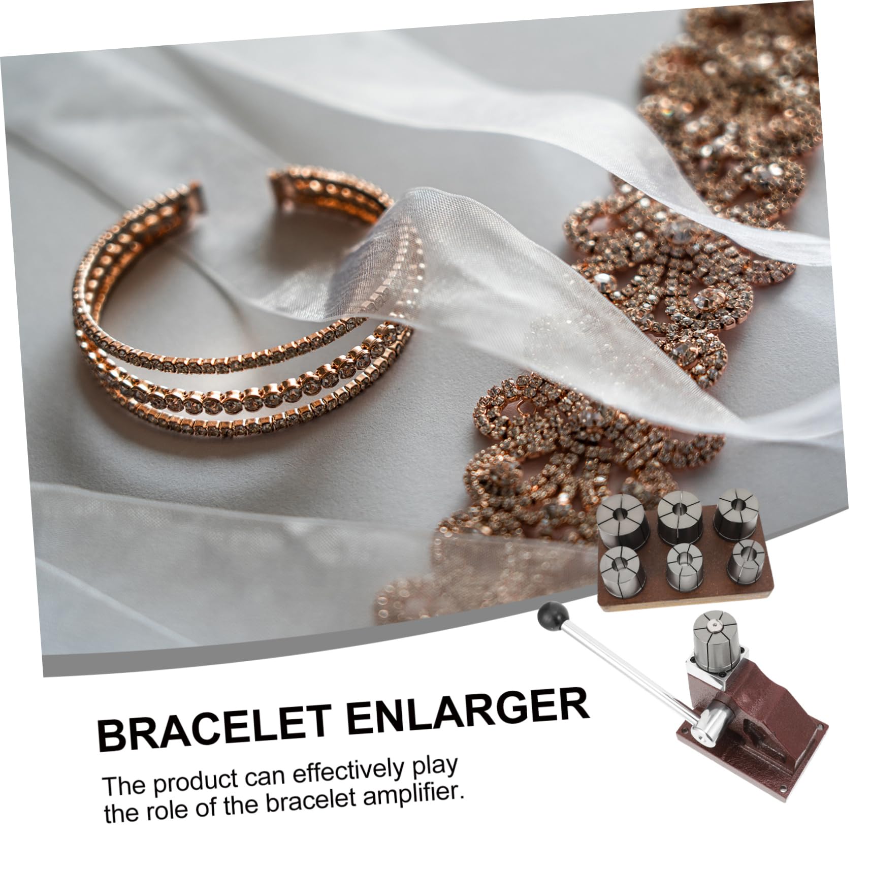 Homoyoyo Bracelet Expander Schmuckwerkzeug Hochfester Armband Vergrößerer für Bangle Formung und Reparatur Kompakt und Sicher für Verschiedene Armreifarten Praktisch für Heimgebrauch