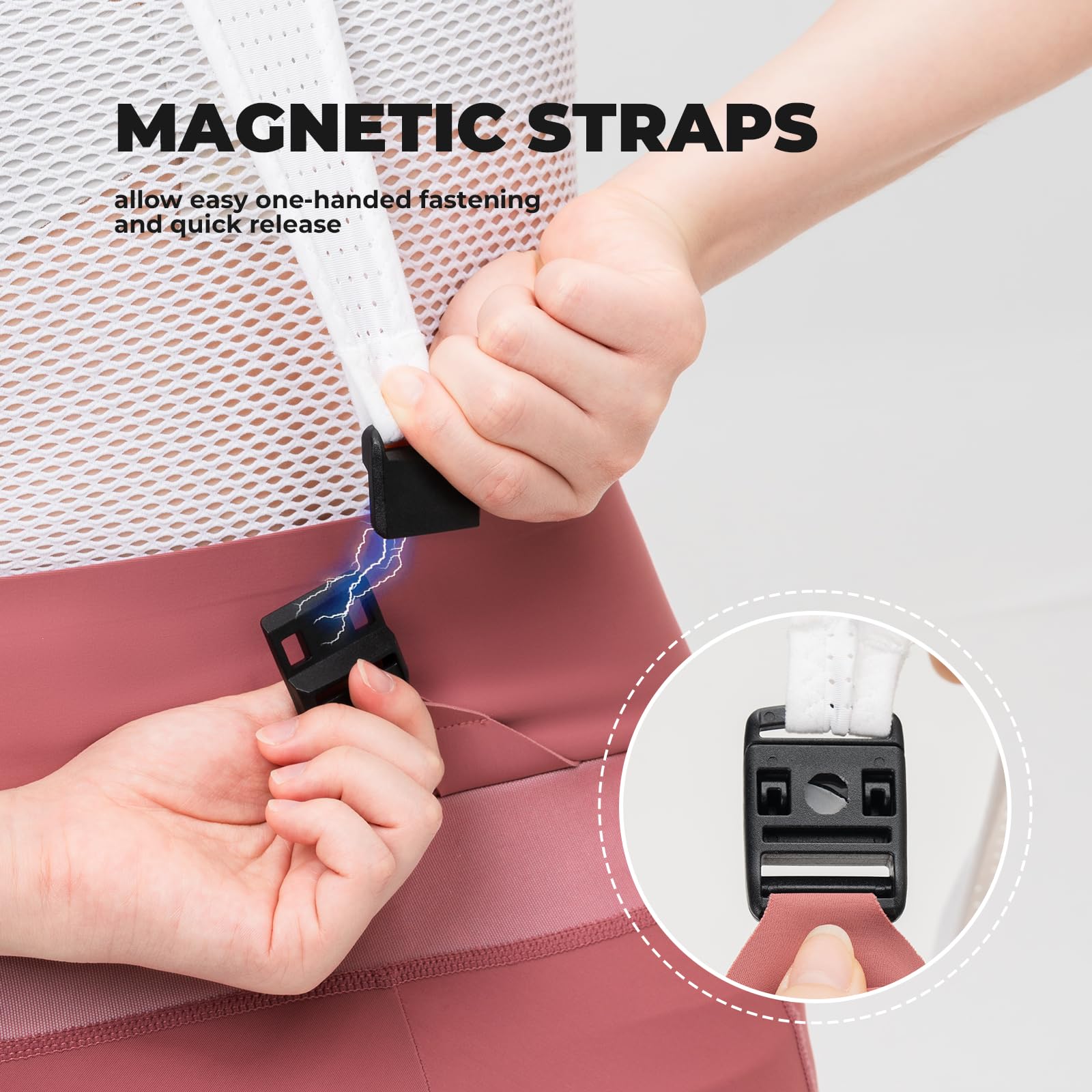 ROCKBROS TVI Culotte Ciclismo Mujer con Cierre Magnética, Pantalones Cortos Verano para Bicicleta Montaña Carretera de Alta Elasticidad y Transpirabilidad