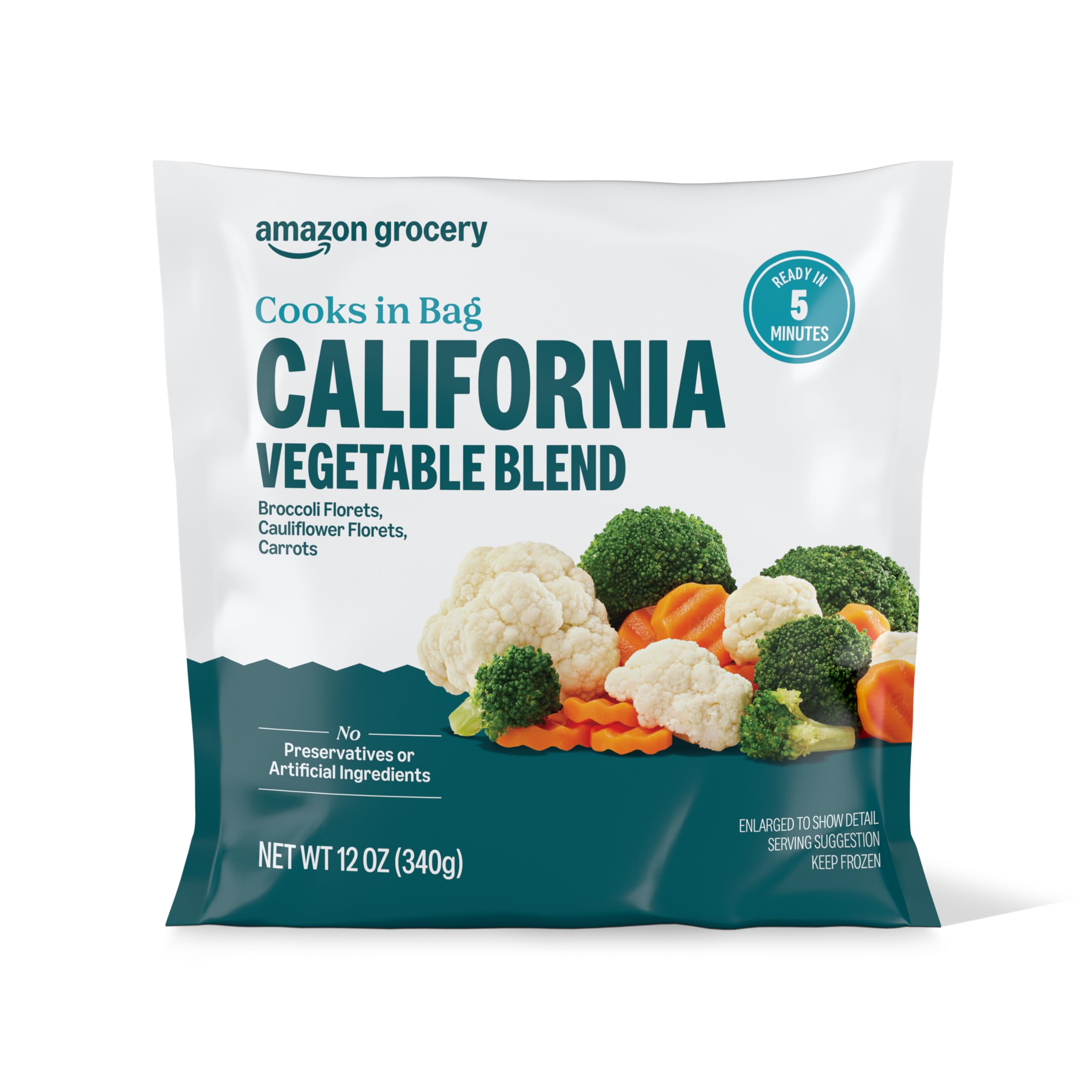 Amazon Grocery California Vegetable Blend 12 Oz Frozen Previously Happy Belly Packaging May Vary