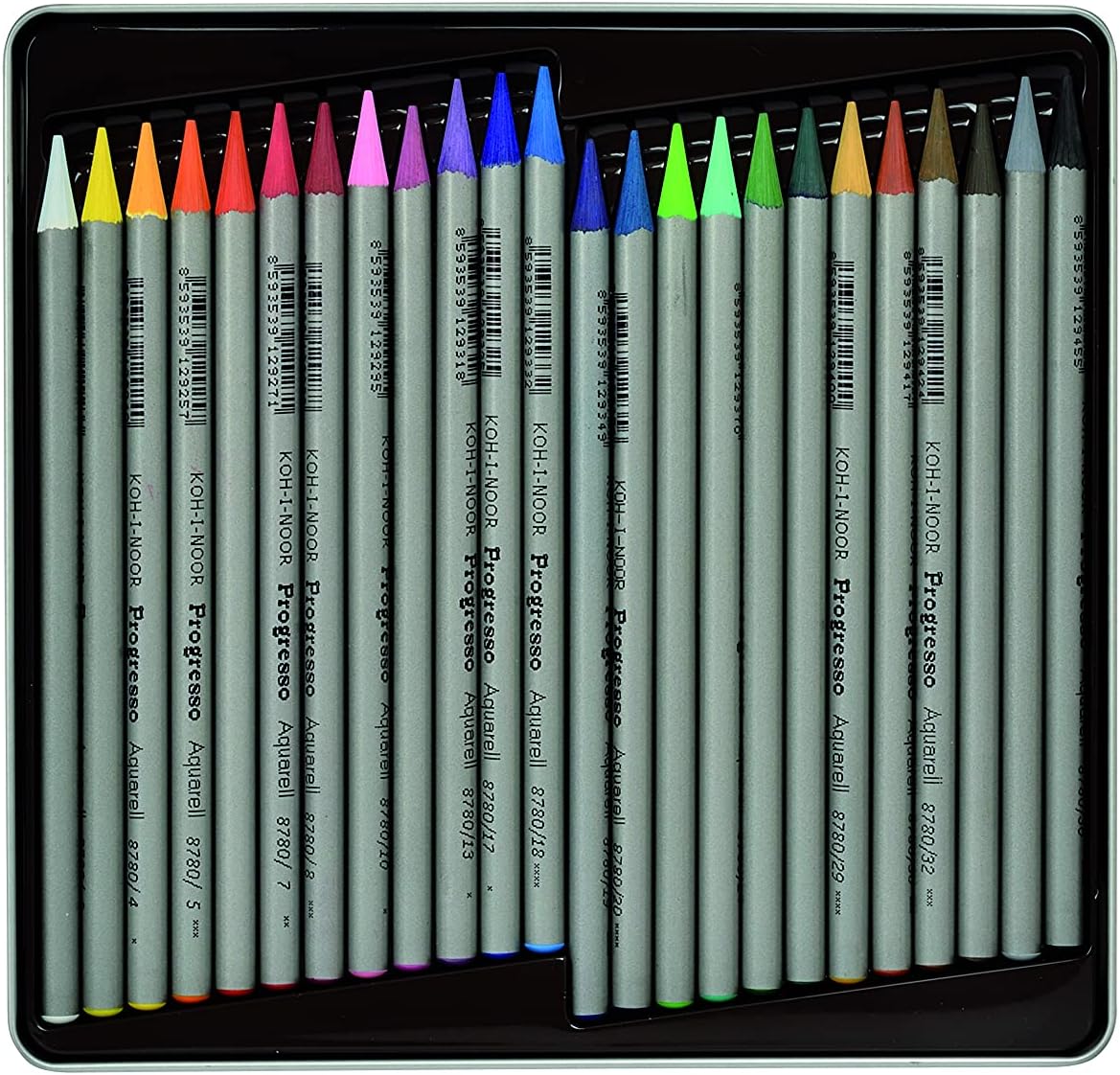 Koh-I-Noor Progresso Woodless Aquarell Coloured Pencil Set (Set of 24)