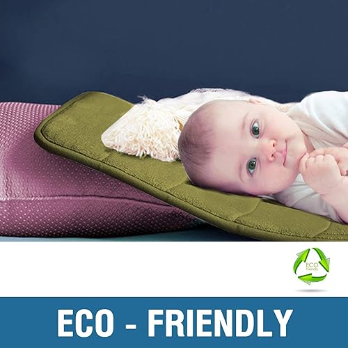 Vista 132 de Flamingo P Tapete de baño de espuma viscoelástica, extra largo, antideslizante, absorbente de agua, grueso, suave, lavable, 47 x 17 pulgadas