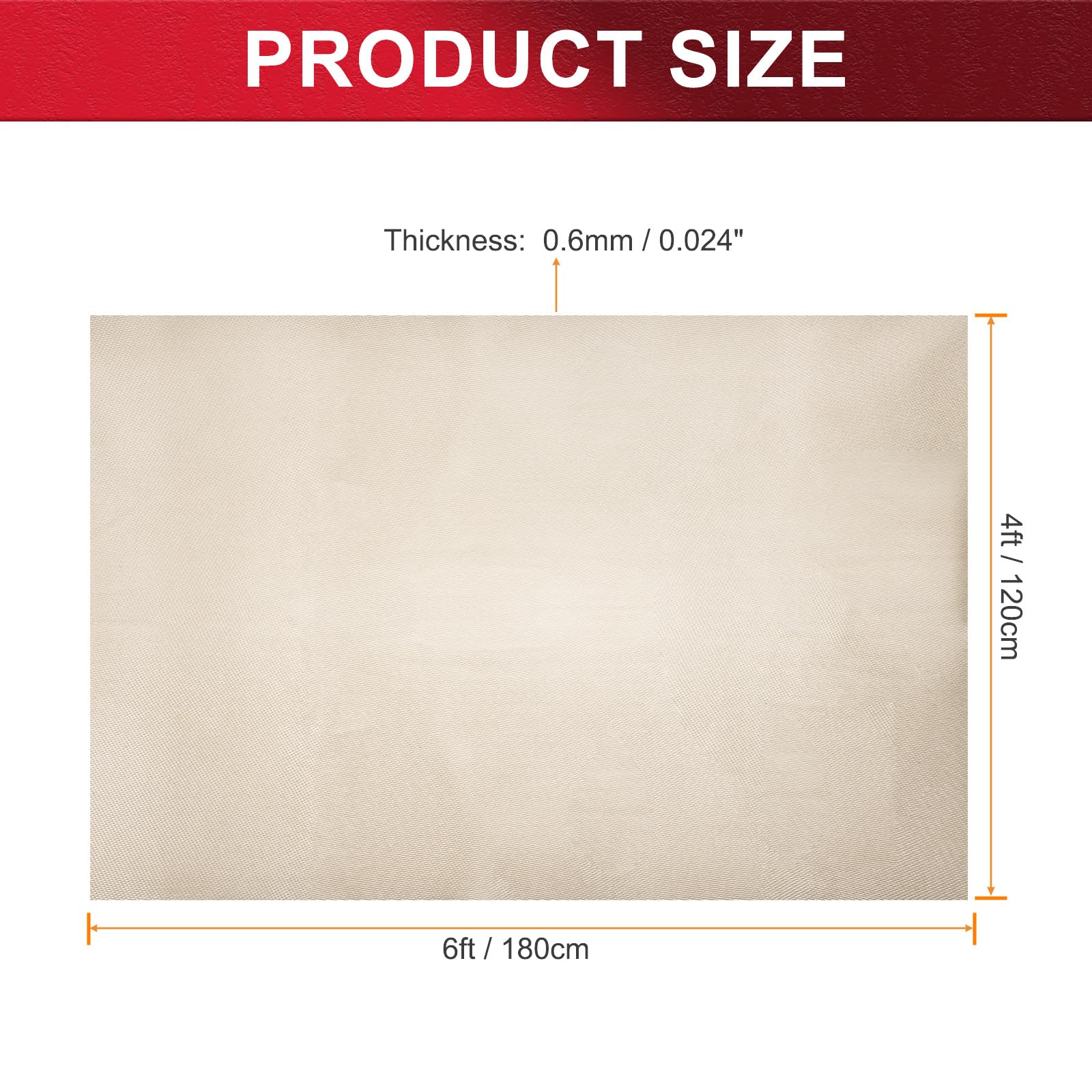 QUARKZMAN 2 Pcs Manta De Soldadura Ignífuga 180x120 Cm Tela De Fibra De Vidrio Resistente Al Calor Manta Protectora contra El Fuego Suministros De Protección Parrilla 0.6 Mm De Grosor Dorado