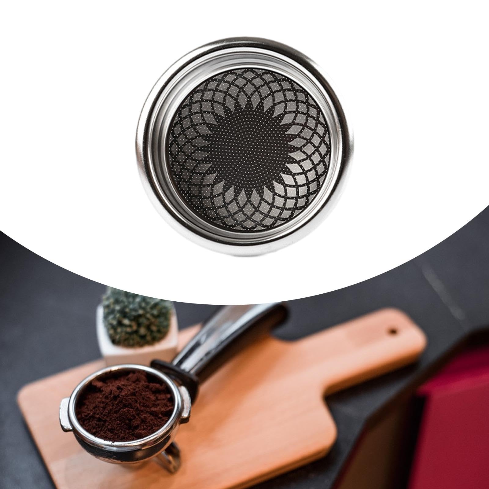 Filtro de Café de Acero Inoxidable, Cesta Porosa Presurizada Desmontable, Fácil Instalación, Apto para Uso Doméstico, en Restaurantes, Cafeterías Y Ba, Style a, tal como se describe