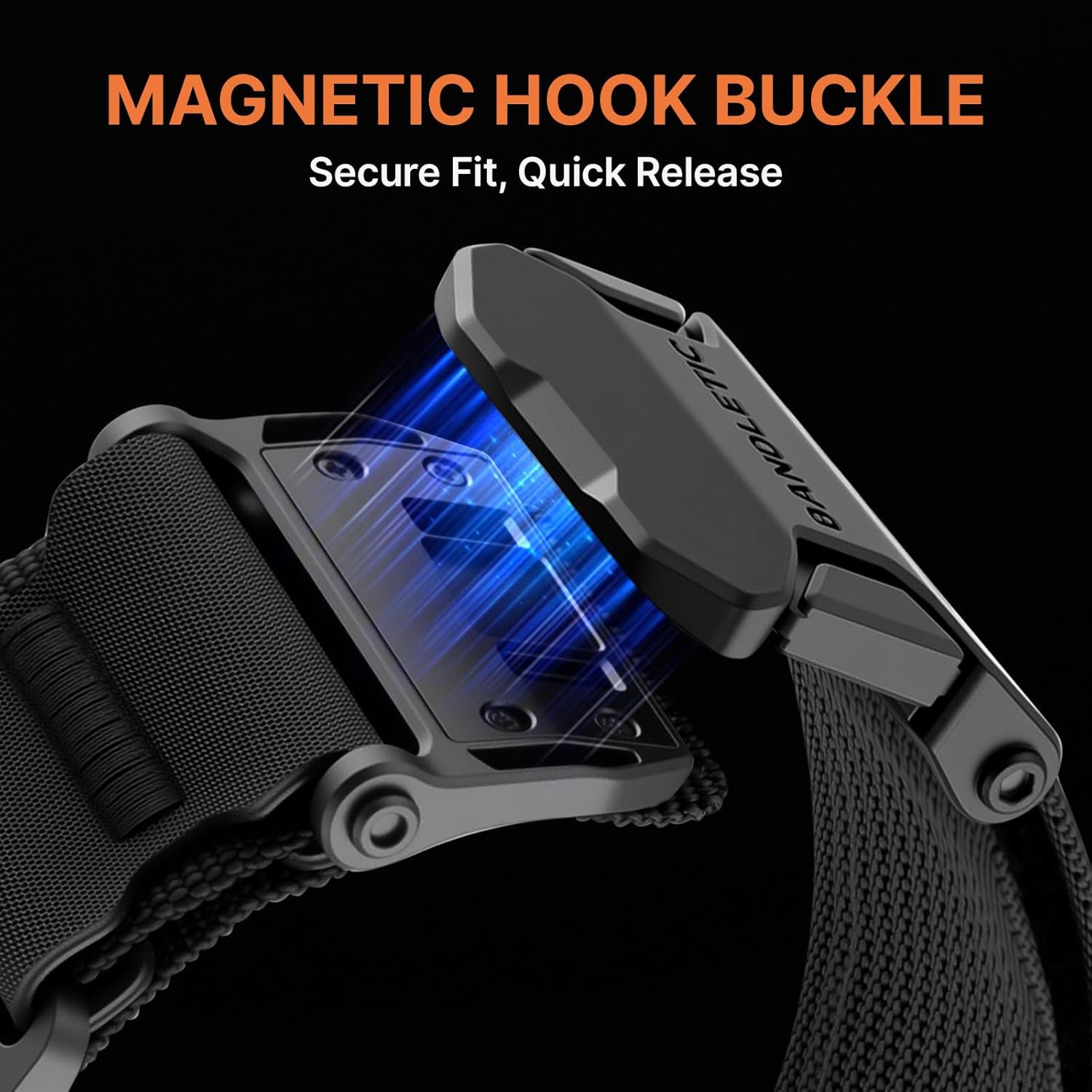 Bandletic Magnetic Bands Compatible with Garmin Fenix 8 51mm Watch Band, 26mm Quick Fit Strap for Fenix 7X 6X Pro/5X Plus/3/3 HR/Instinct 2X 3 50mm /Enduro/Quatix Tactix 8 51mm/Epix Pro (Gen 2) 51mm - Image 4