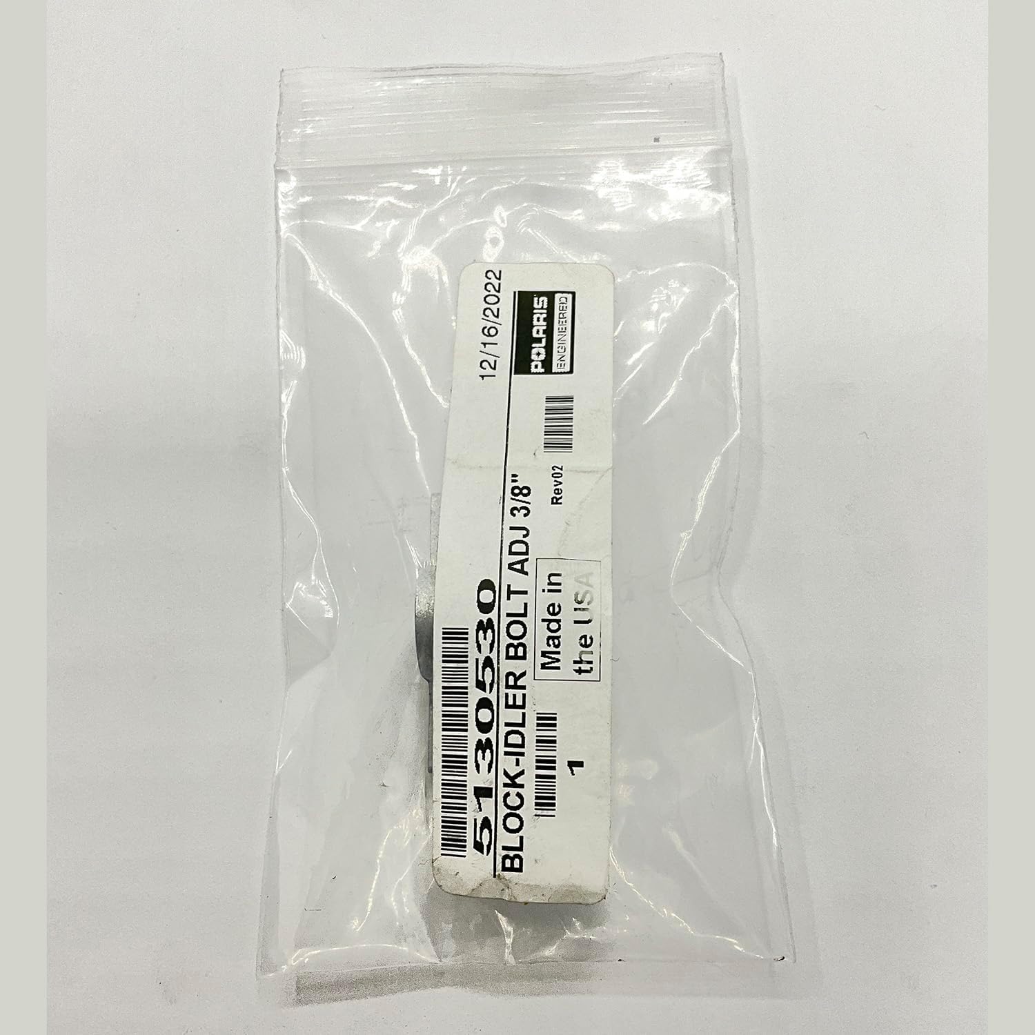 Polaris Timbersled Idler Bolt Block, Genuine OEM Part 5130530, Qty 1