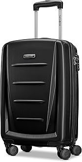 Winfield 2 - 20-Inch Hardside Luggage with 360° Spinner Wheels, TSA Lock, Airline Approved - Brushed Anthracite