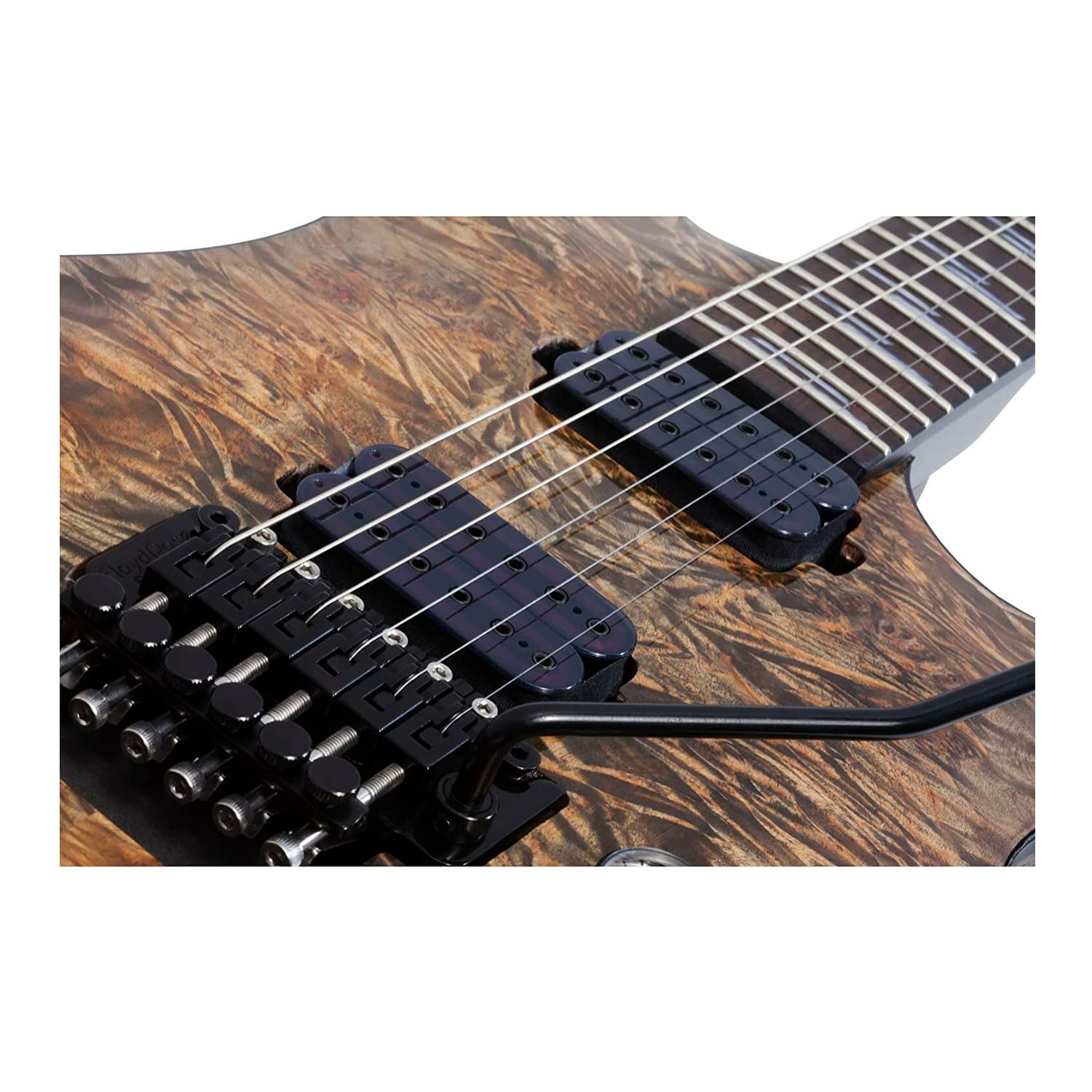 Schecter 2454 Omen Elite 6 FR Chitarra, Tastiera in Palissandro, Floyd Rose, Antracite