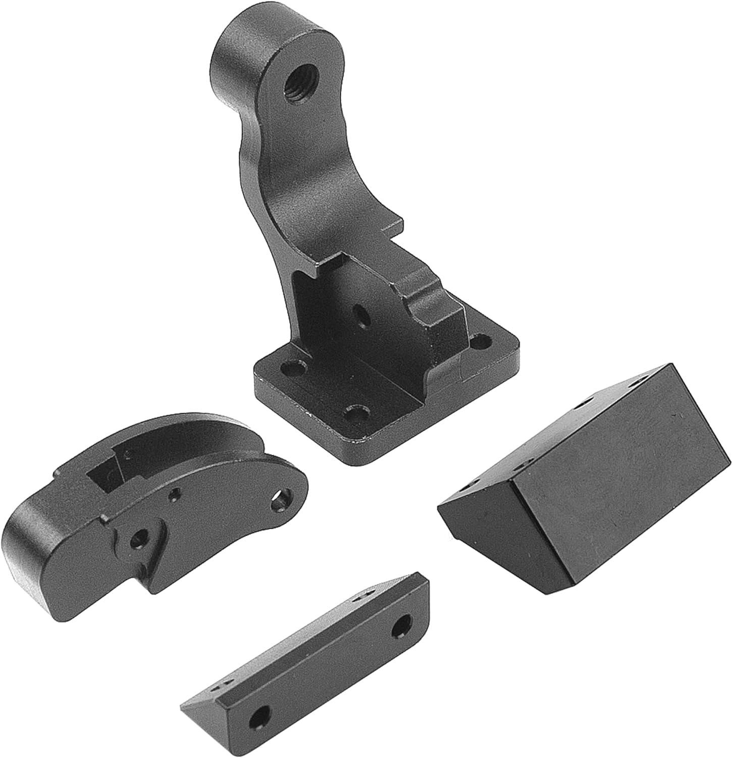 ShareGoo Metal 1/6 RC Hitch Trailer Tow Hook Simulation Tow Shackles Compatible with Axial SCX6 Jeep JLU Wrangler 1/6 RC Crawler Car