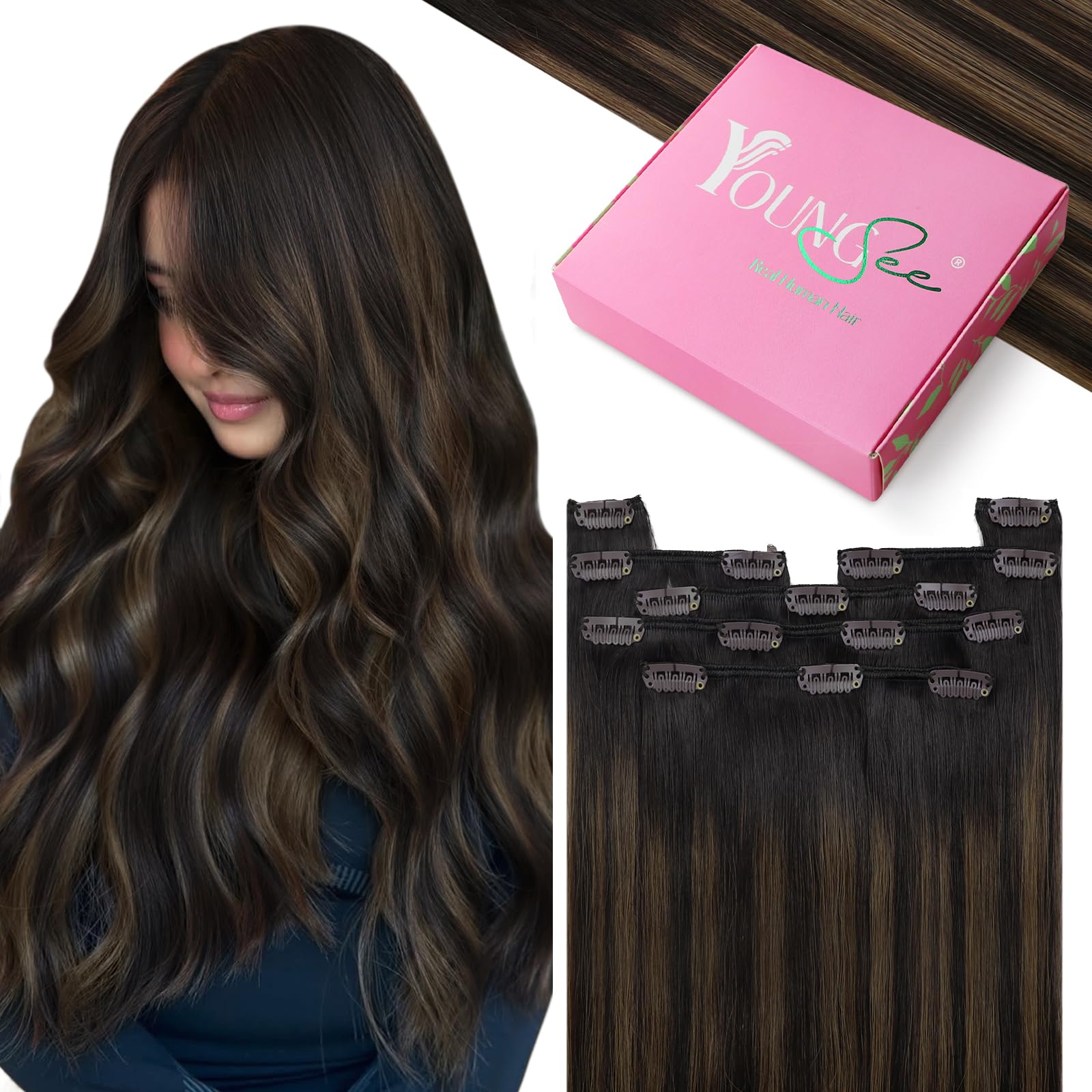 YoungSee Tape Hair Extensions Platinum Blonde 16In Tape in Hair Extensions Real Human Hair for Women 20pcs 50g Easy to Wear Hair Tape-in Extensions Blonde — view 23