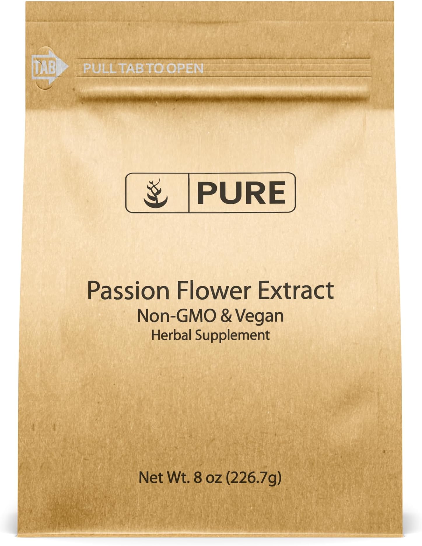 Pure Original Ingredients Passion Flower Extract (8oz) Pure & Natural, Non-GMO, Gluten-Free