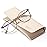 Madison Avenue Blue Light Blocking Glasses Anti Eyestrain UV Glare Blue Light Glasses for Women with Case, TV Phone Computer Gaming Eyeglasses (Coffee Brown)