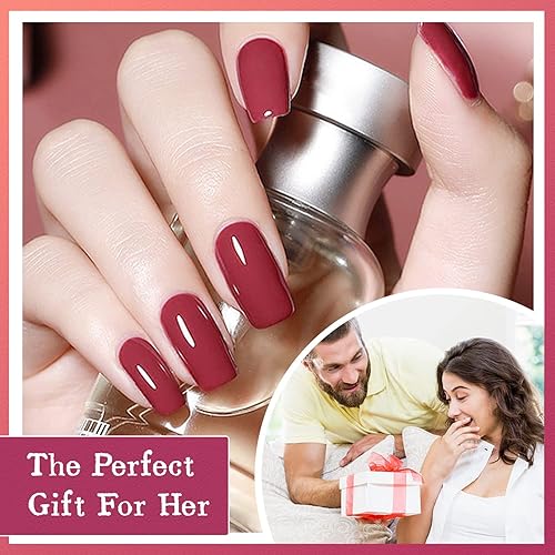 Miniatura 4 de Kit de esmalte de uñas de gel JODSONE con luz U V de 36 piezas, juego clásico de esmalte de uñas de gel en negro, blanco, nude y azul púrpura con