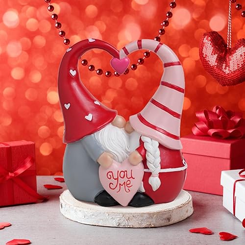 Miniatura 7 de Decoración para el día de San Valentín, gnomos rosados, decoración del hogar para bandeja escalonada, mesa, mantel, regalos del día de San Valentín