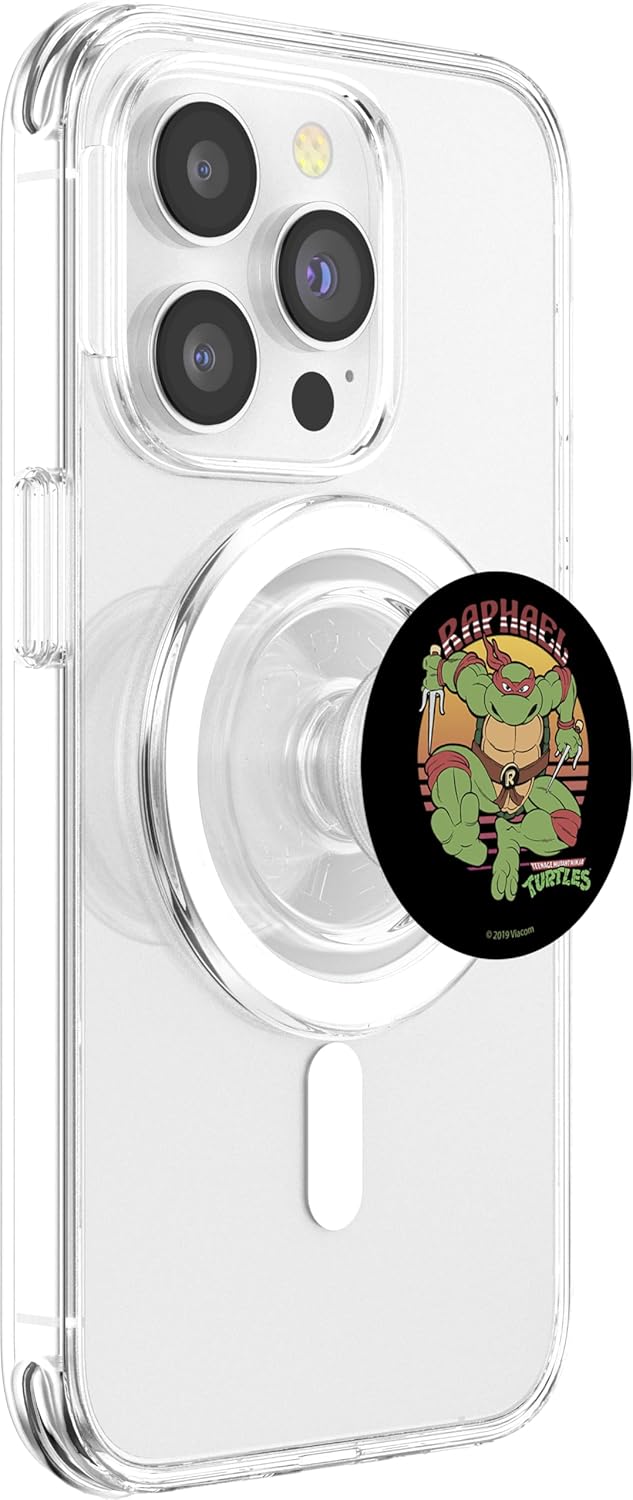 Teenage Mutant Ninja Turtles Raphael Rising Sun PopSockets MagSafe PopGrip for iPhone