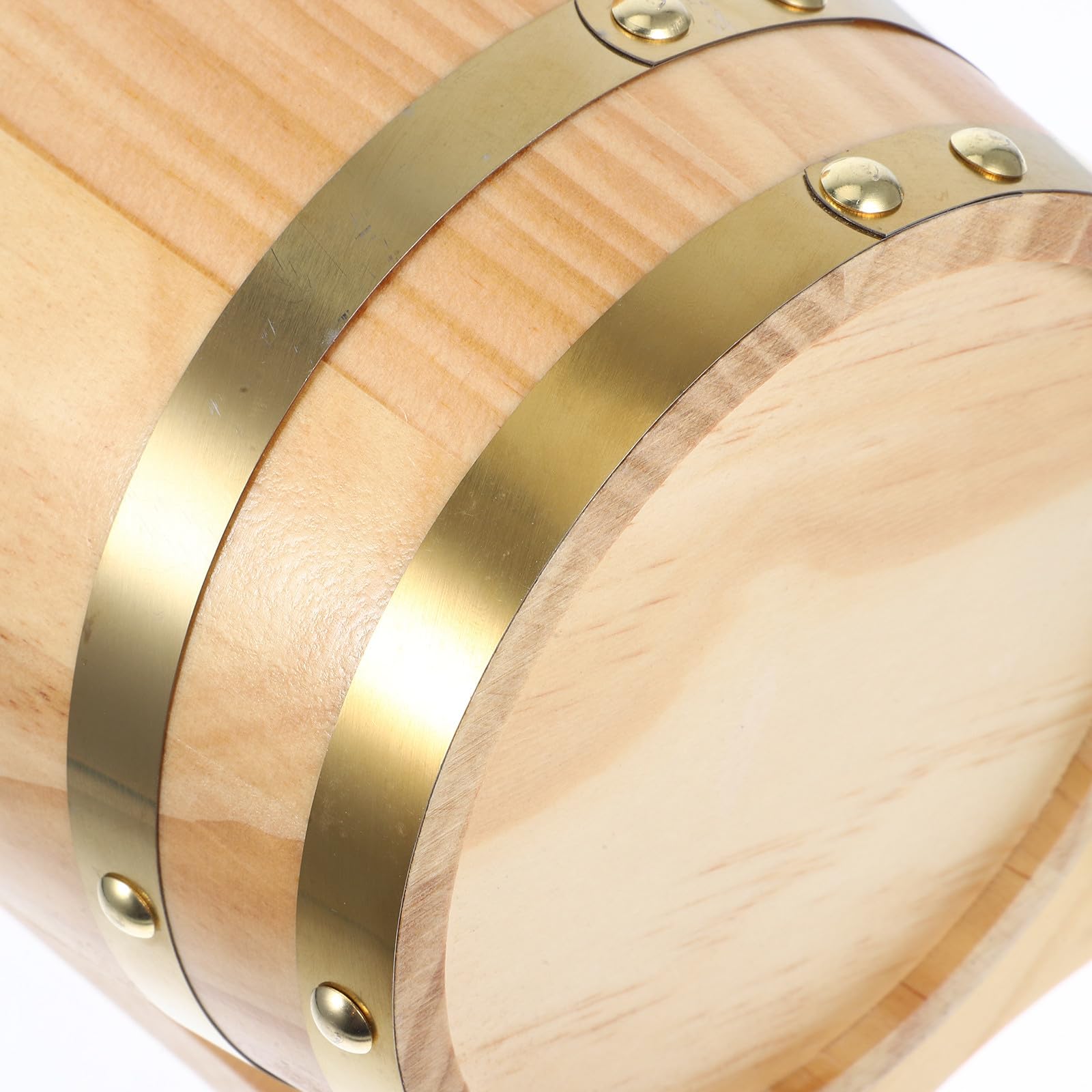 Barril de Madera de Pino 0, 8 L Grifo y Soporte Retro