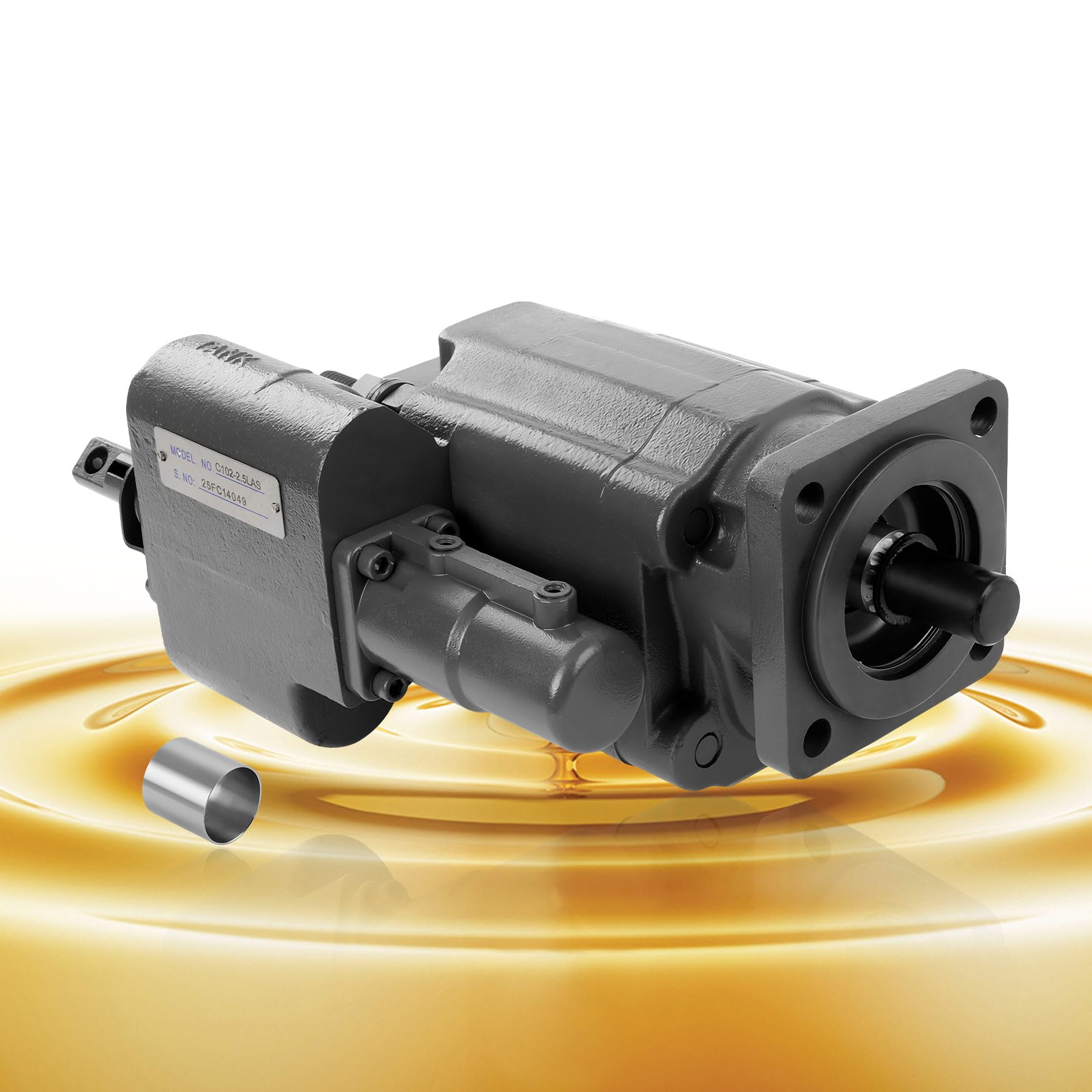 Photo 1 of PTO Dump Pump Hydraulic Hydro Cylinder C102 Direct Mount with Air Shift Cylinder, 7/8" 13-Tooth Spline Shaft, 49 GPM – Replaces C102AST S-16443 WAP102-25LAS