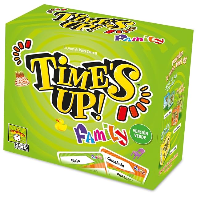 Asmodee Time's Up! Family Verde, Juego de Mímica y Palabras