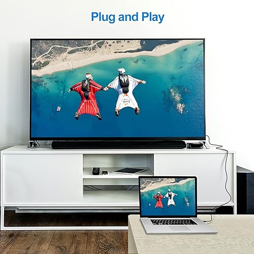 Miniatura 6 de Rankie Cable mini HDMI a HDMI compatible con Ethernet 3D y retorno de audio 6 pies