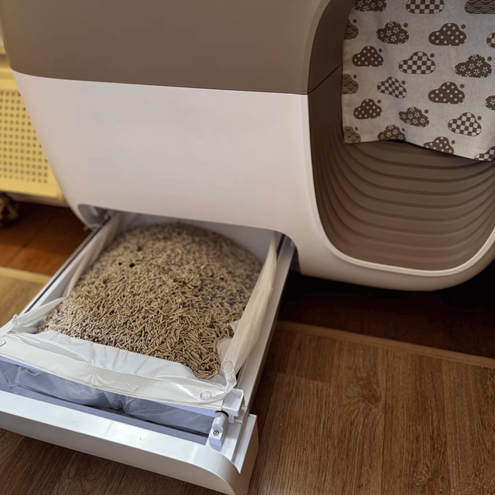 Pety 自動猫トイレ 本体+専用袋大量にあります Amazon.co.jp: 自動猫トイレ専用ゴミ袋 (10枚)自動密封防臭袋 猫トイレ