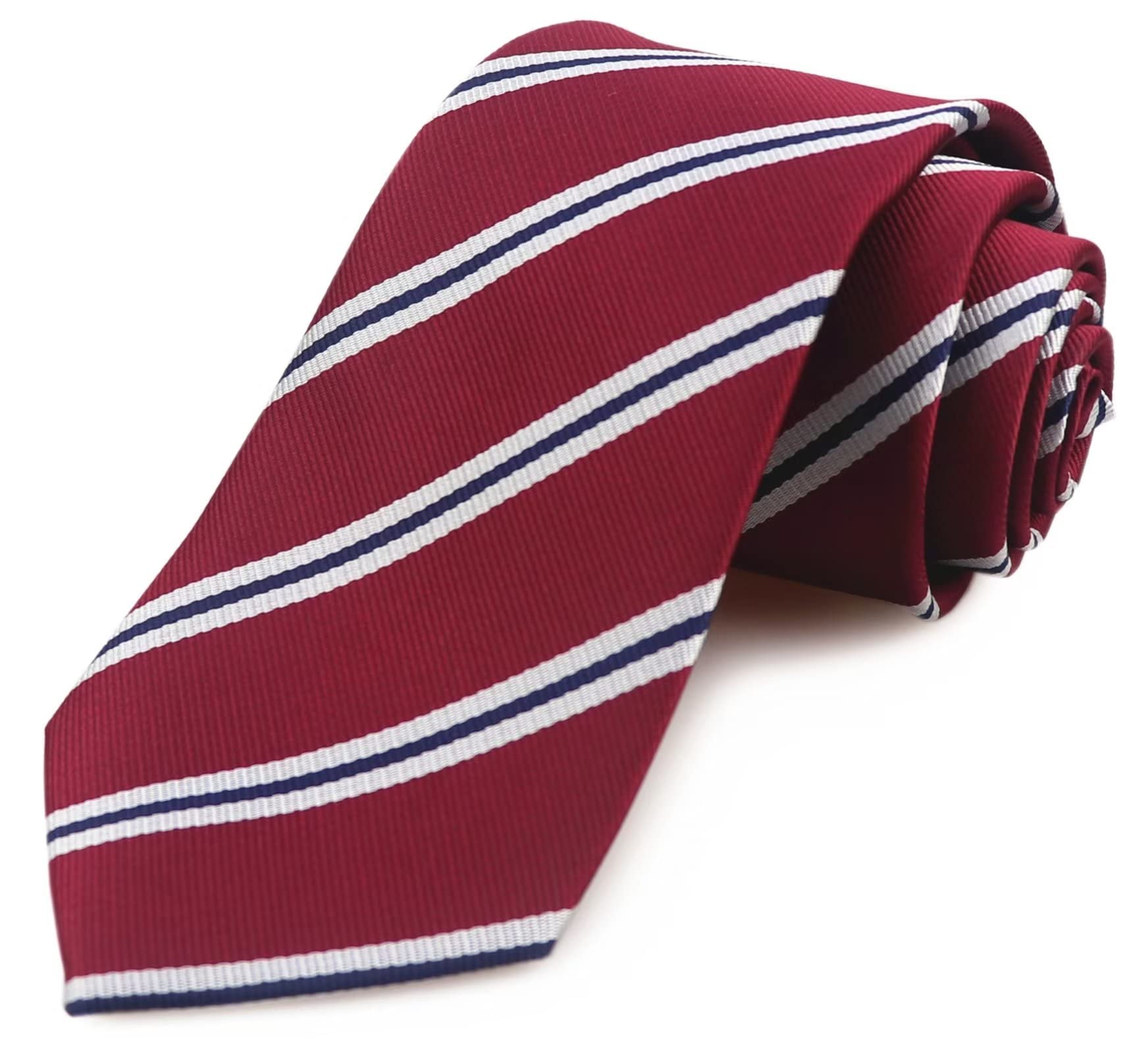 VinesenMen's Striped Patterned Tie Polka Dots Jacquard Formal Designer Neckties