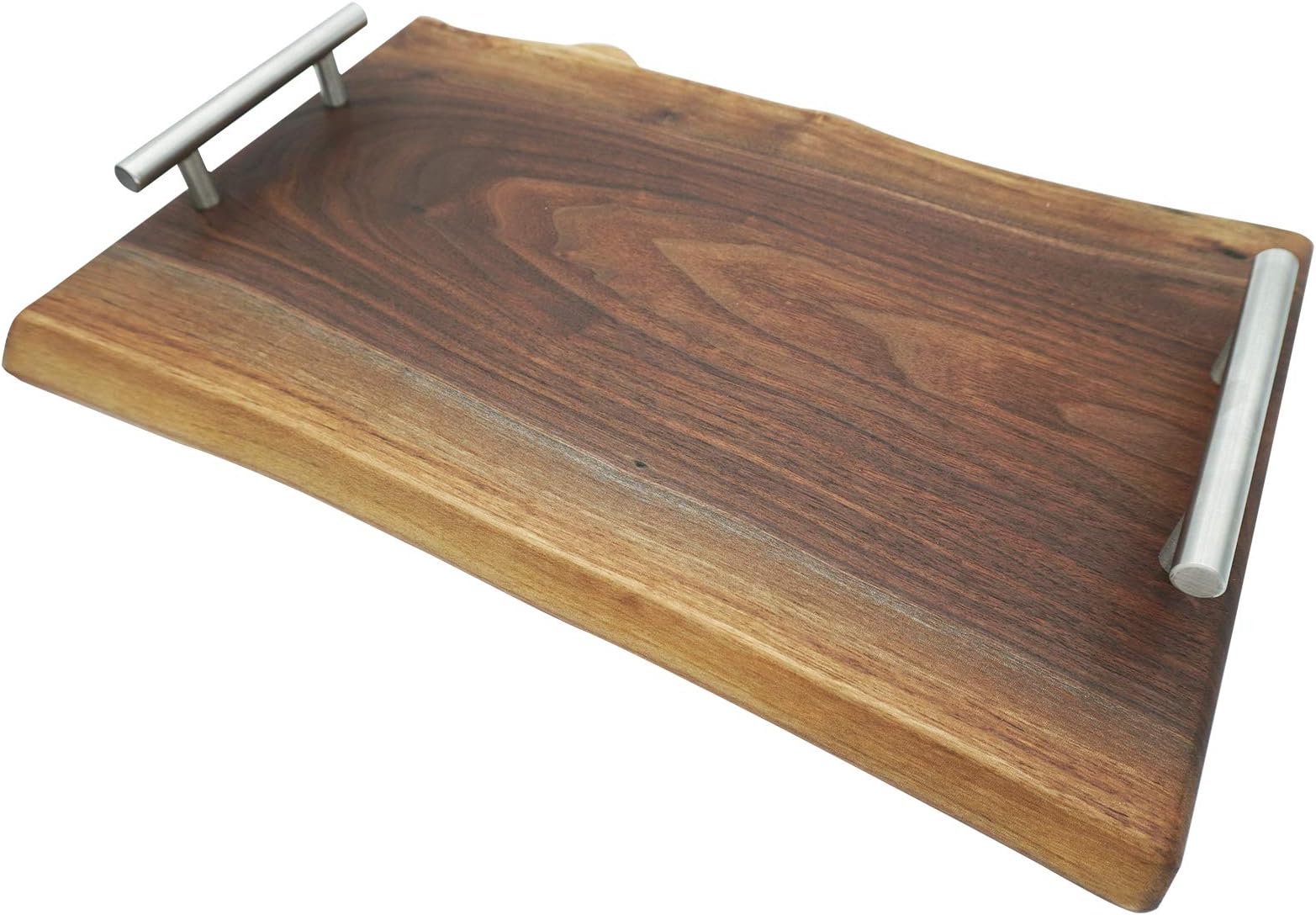 Arbordown- Solid Wood Live Edge Serving Tray (Walnut, Large 150")