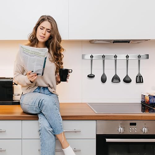 Vista 64 de NEOSMUK - Ganchos magnéticos de alta resistencia con imanes extrafuertes para colgar en refrigerador, crucero, cabinas o parrilla, color blanco