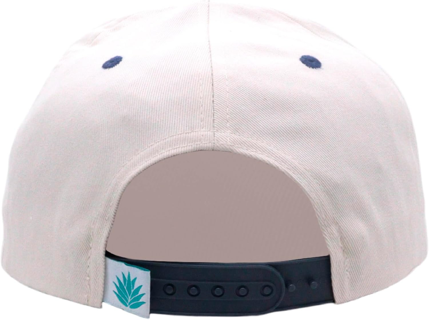Sendero Provisions Co. Logo Adjustable Snapback Hat with Embroidered Design, Cream/Navy, One Size - Premium Cotton Blend, Structured 5-Panel Trucker Hat for Men & Women