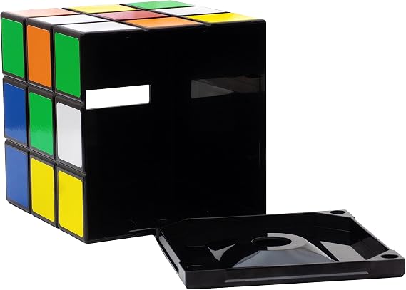 getDigital Plastic Magic Cube Tissue Box Cover, Holder for Square Tissue Boxes with Magnetic Lock, Multi Color
