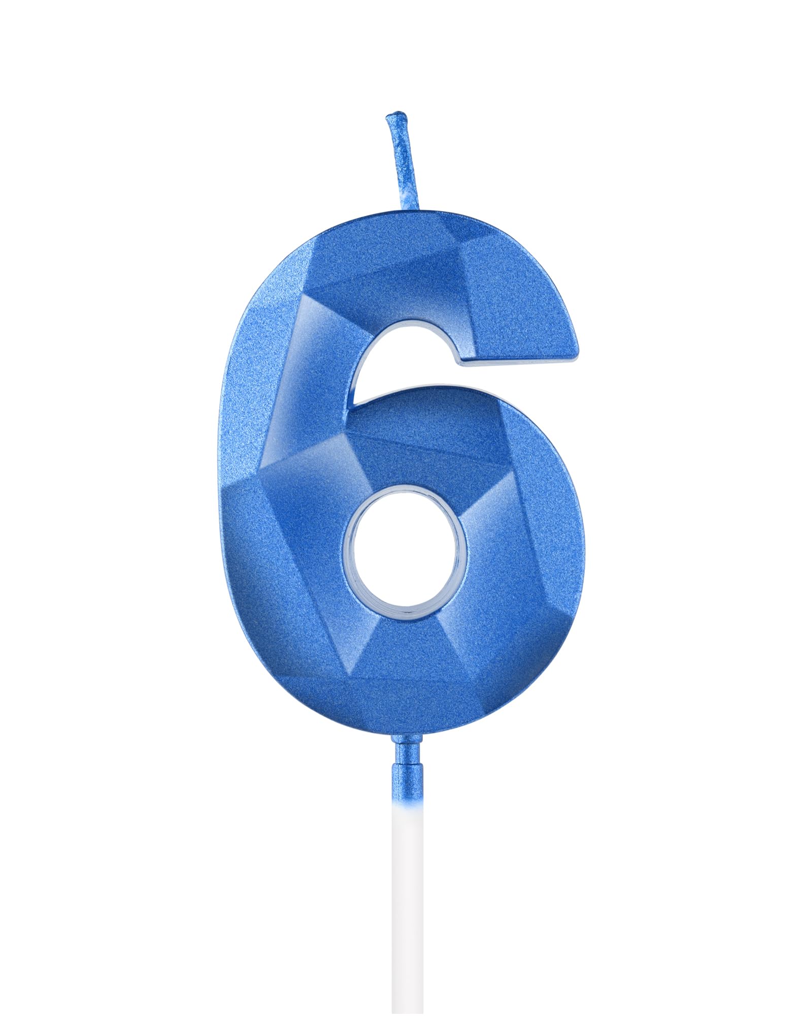 Royal Blue 13th Birthday Candles, 3D Number 13 Candle for Cake, Boy Girl 13th Birthday Decorations,Sapphire Candle Topper Blue Cake Decorations for Birthday Party Wedding Anniversary Supplies — view 32