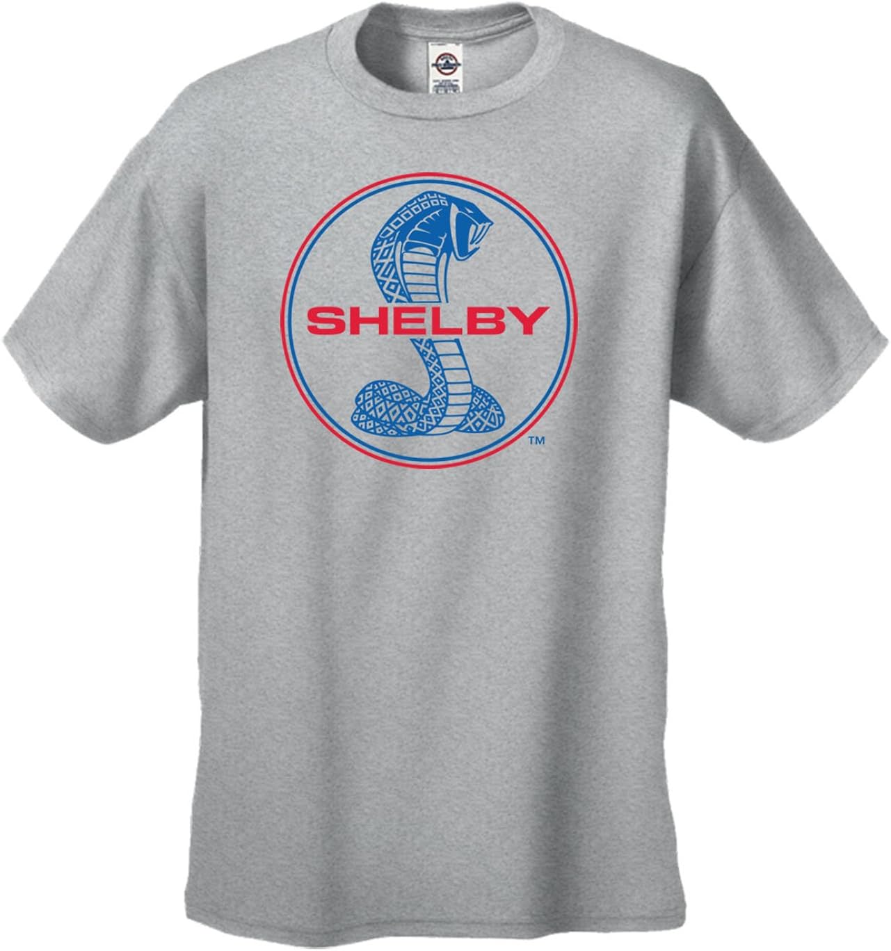 Ford Mustang Shelby Cobra - Camiseta azul y roja para entusiastas del automóvil, camiseta de rendimiento para carreras de autos, Deportivo