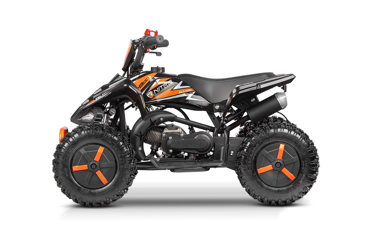 49cc mini Kinder Quad Python Snowy-Profile L Sport 6', Farbe:Grün